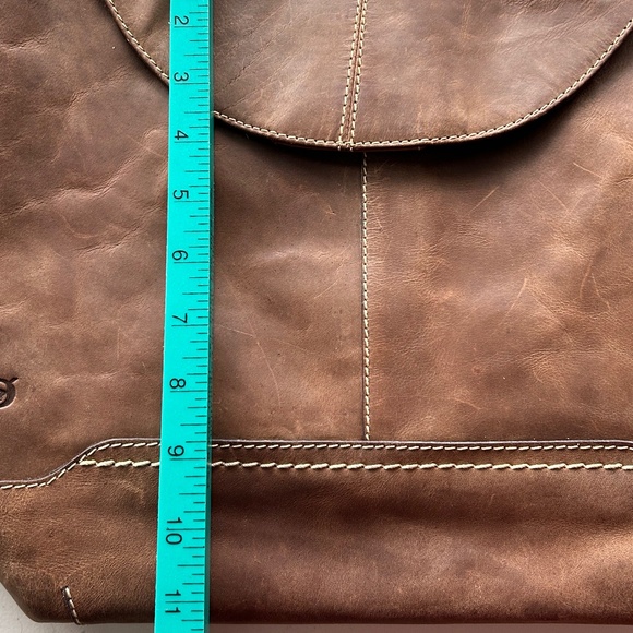 Born brown leather shoulder bag purse - Picture 5 of 7